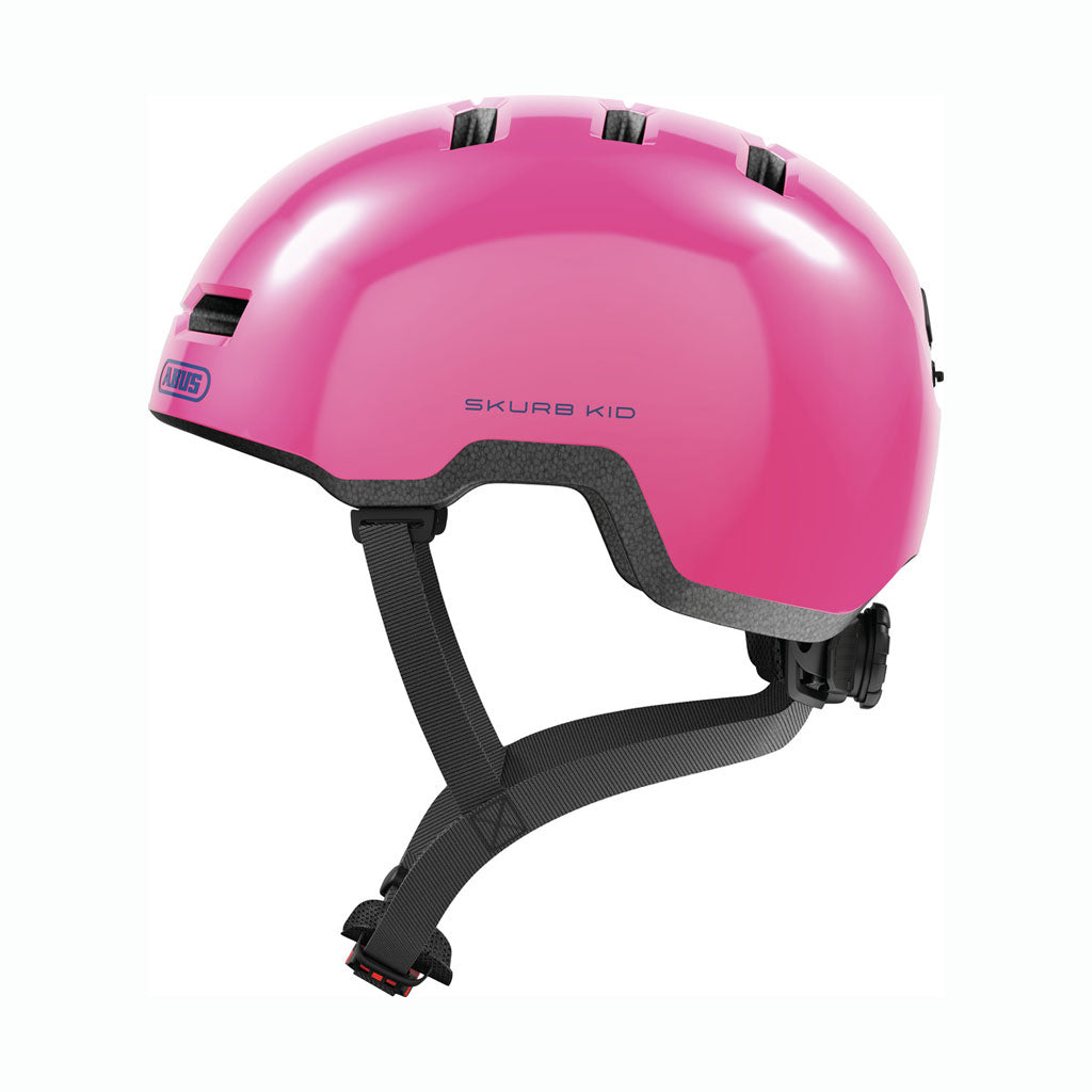 Casco Skurb Kid Shiny pink
